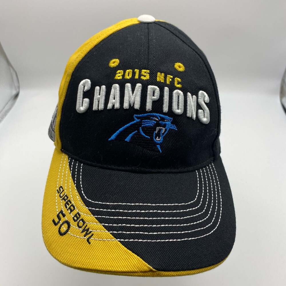 Carolina Panthers 2015 NFC Champions Super Bowl 50 Strapback Hat